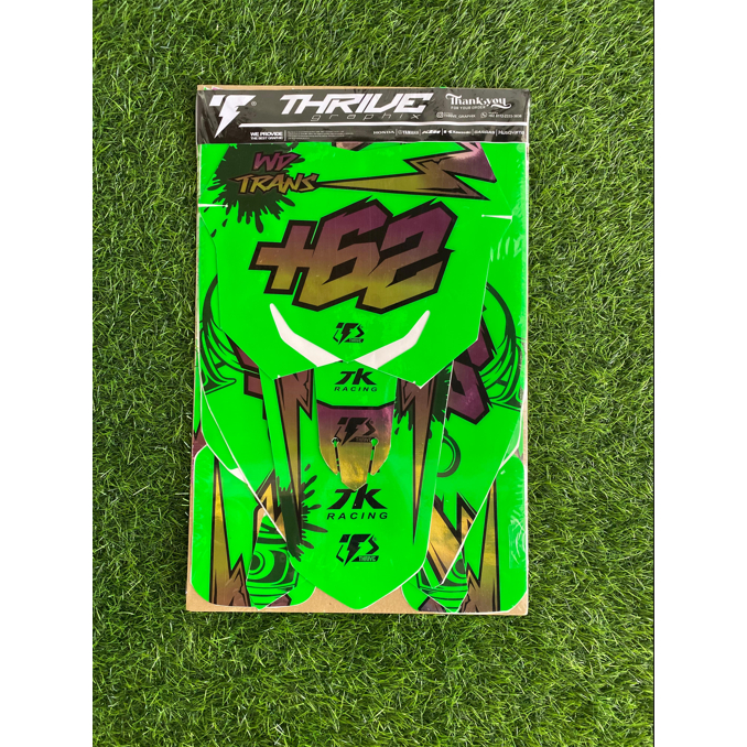 DECAL STIKER CRF 150 L STABILO KOMBINASI CHROME FULL BODY BEBAS REQUEST