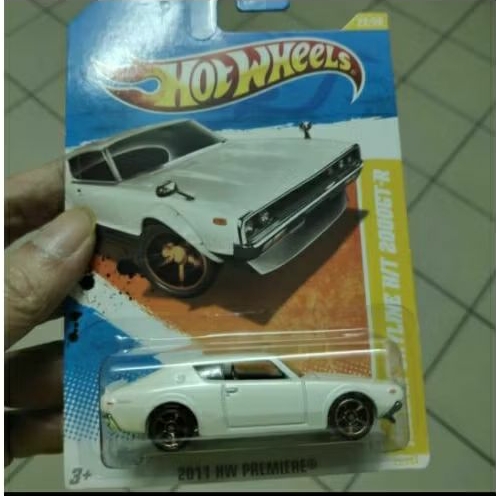 hot wheels Nissan skyline h/t 2000 GT-R putih white first edition kenmeri