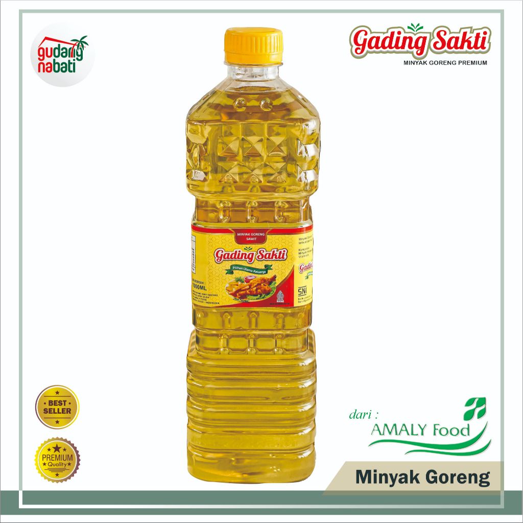 

Minyak Goreng Gading Sakti 800 ml Liter Murah Kemasan Botol / Refill / Dus Promo Gurih