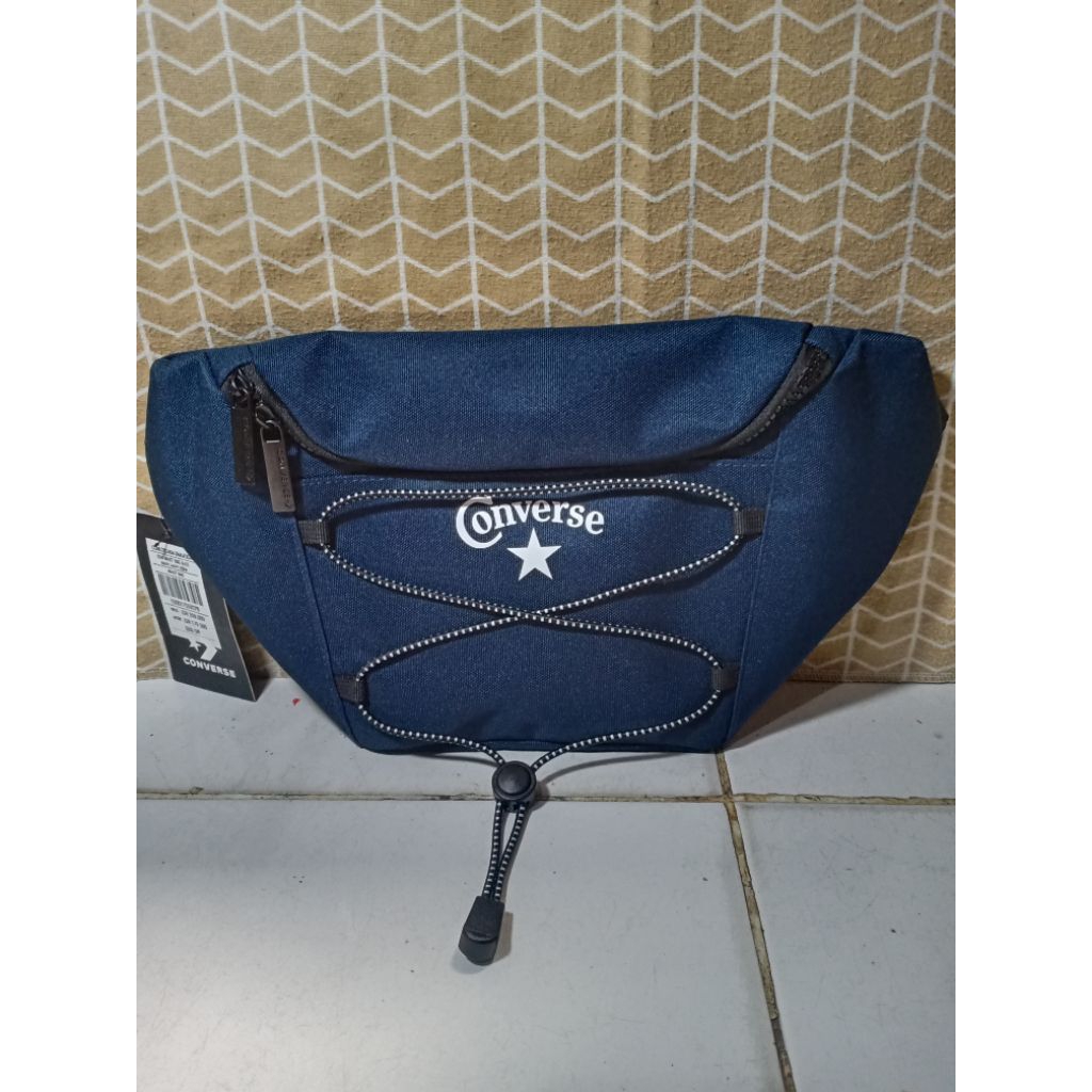 Tas Converse Waist Bag Navy 100% Original