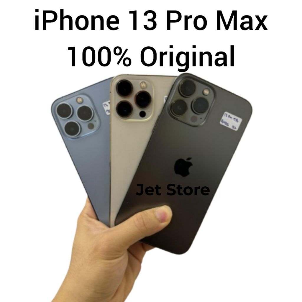 iPhone 13 Pro Max 5G 128GB 256GB 512GB 1TB Original Second Seken Bekas Mulus Inter BC