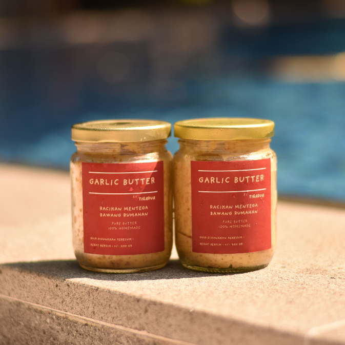 

Garlic Butter Homemade Tigadua Gurih Creamy Untuk Roti, Tumisan, Memanggang2