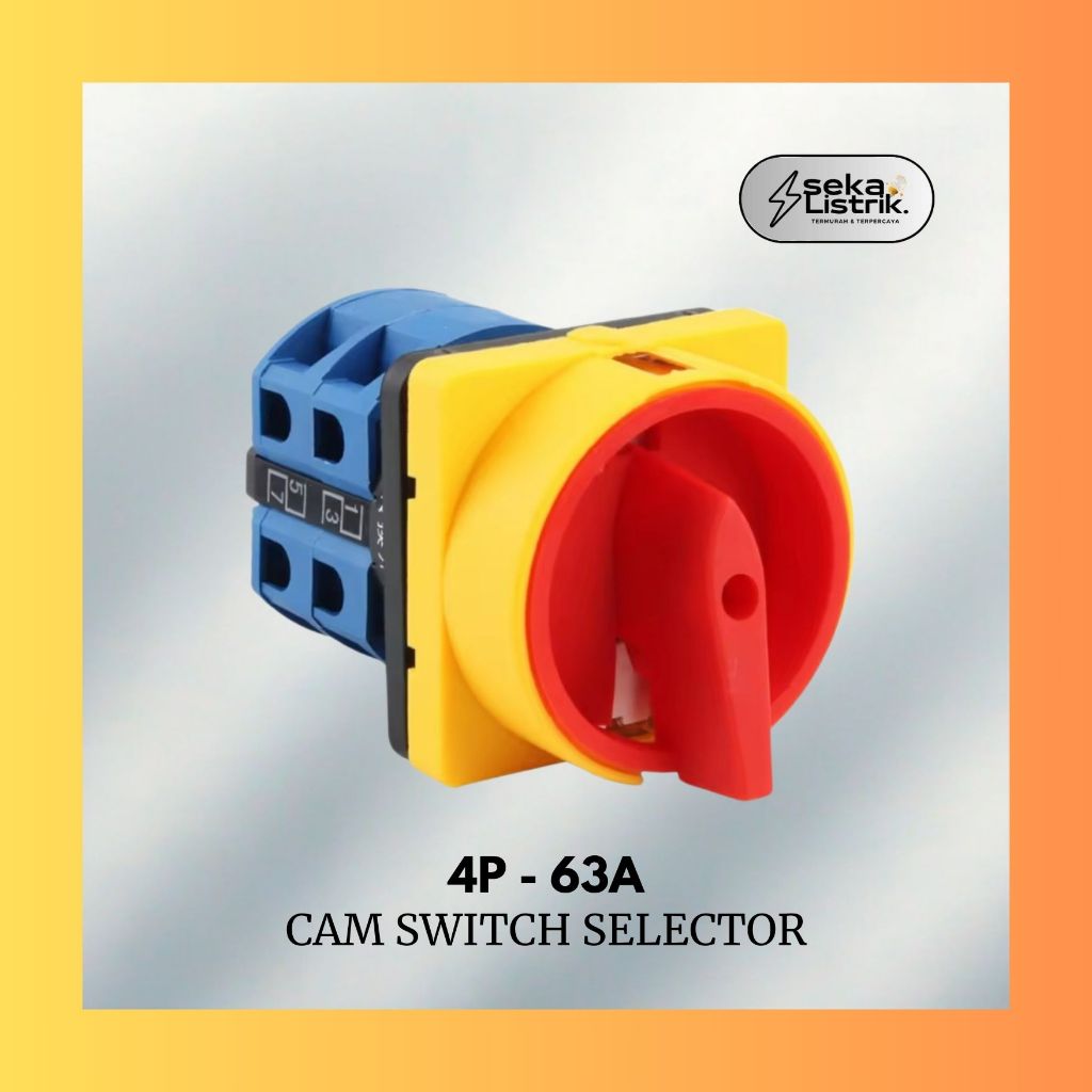 Cam Switch Selector SA 4P 63A On-Off Change Over Switch