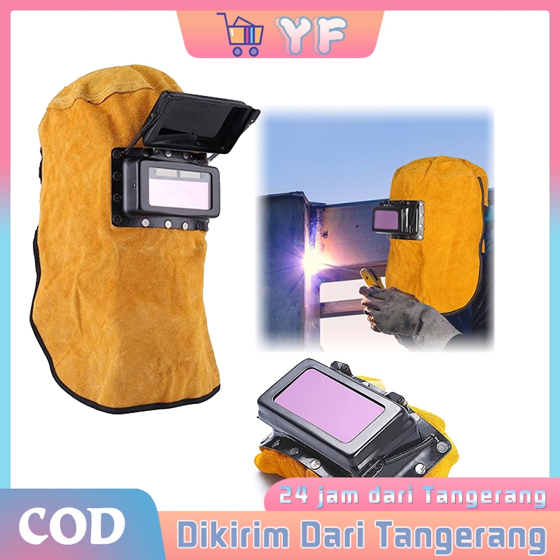 Topi Welder Co Kap Las Welding Topeng Las Listrik Pelindung Kepala Helm