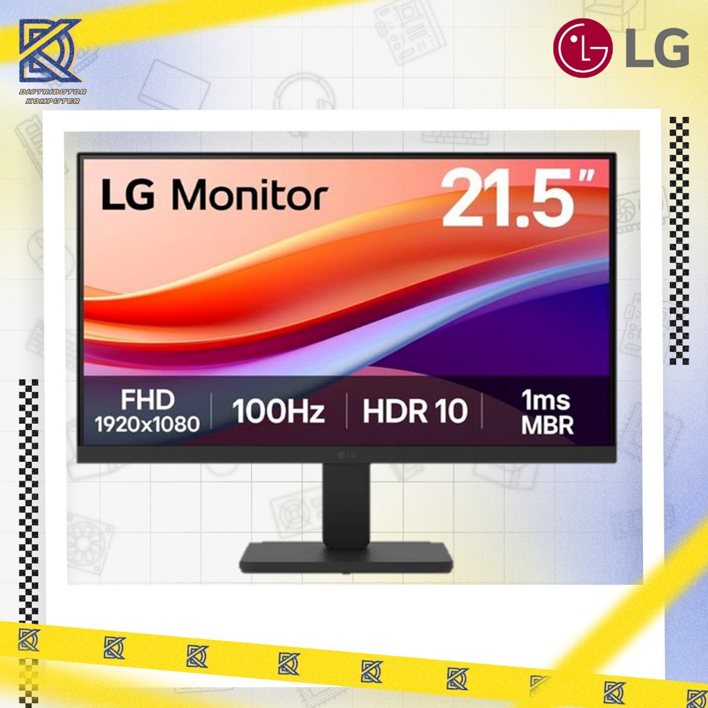 LG MONITOR 22U401A-B | FHD 22 INCH 100Hz With sRGB 99% - HDR 10