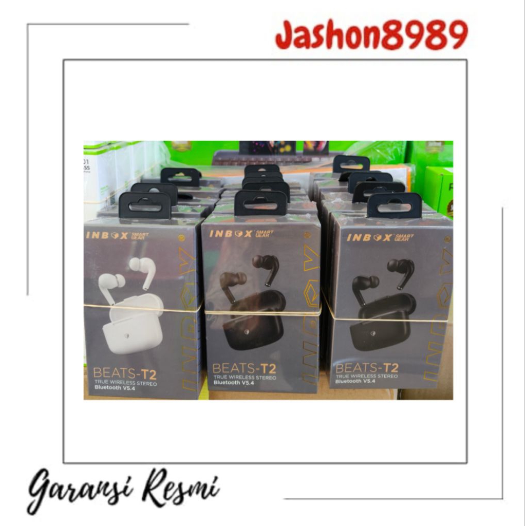 TWS BLUETOOTH INBOX BEATS-T2 GARANSI RESMI 1TAHUN