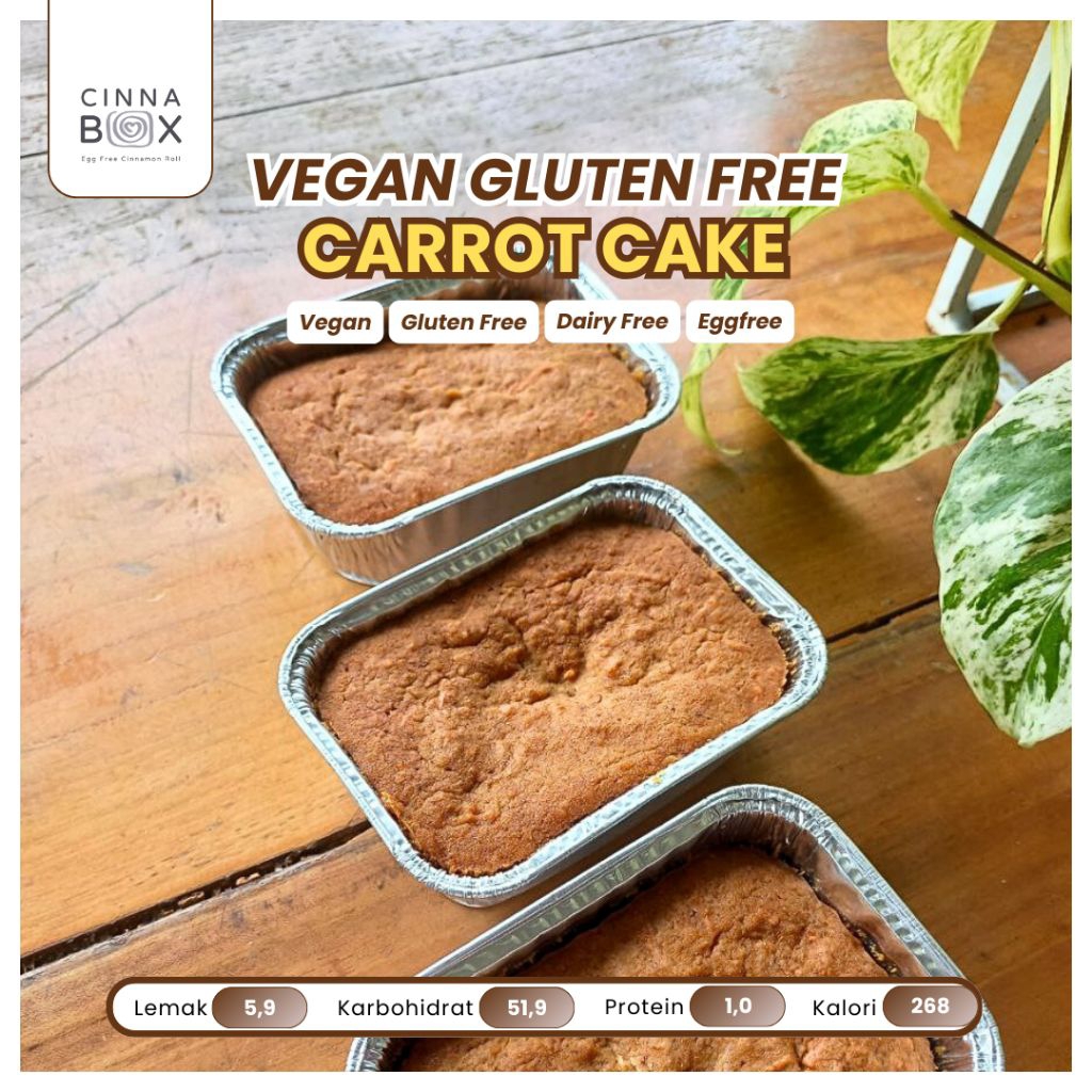 

Vegan Gluten Free Carrot Personal Cake