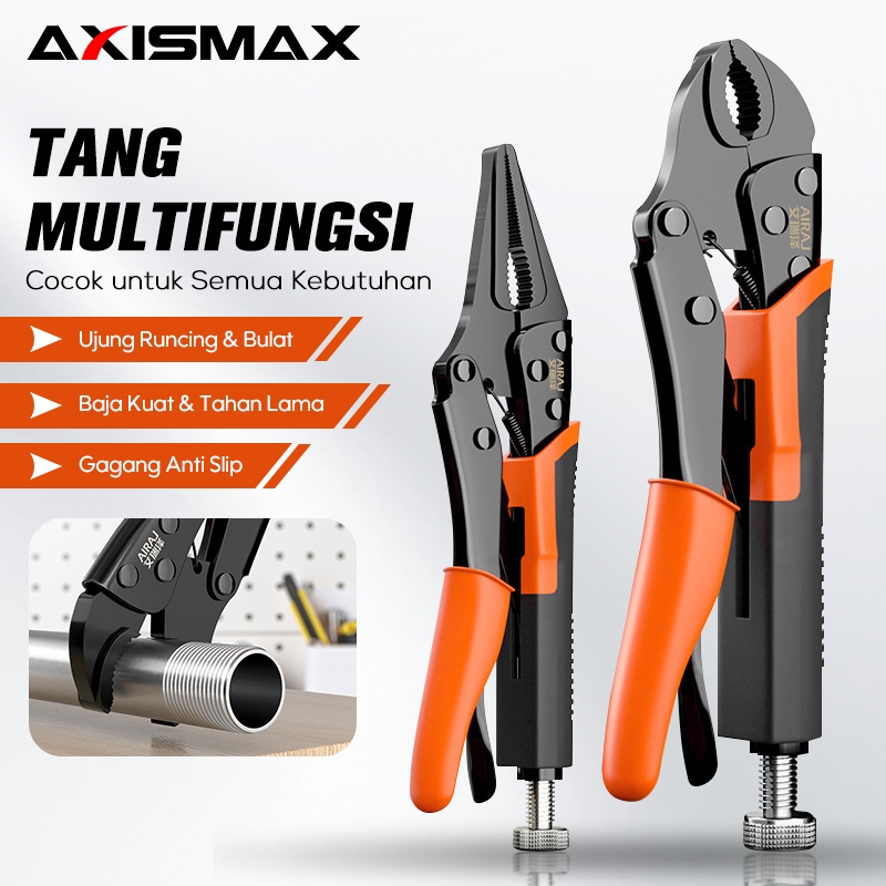 [COD] Tang Buaya 7-10 Inci – Tang Jepit Otomatis 225mm, Vice Grip Kuat, Tang Pengunci Baja Anti Kara