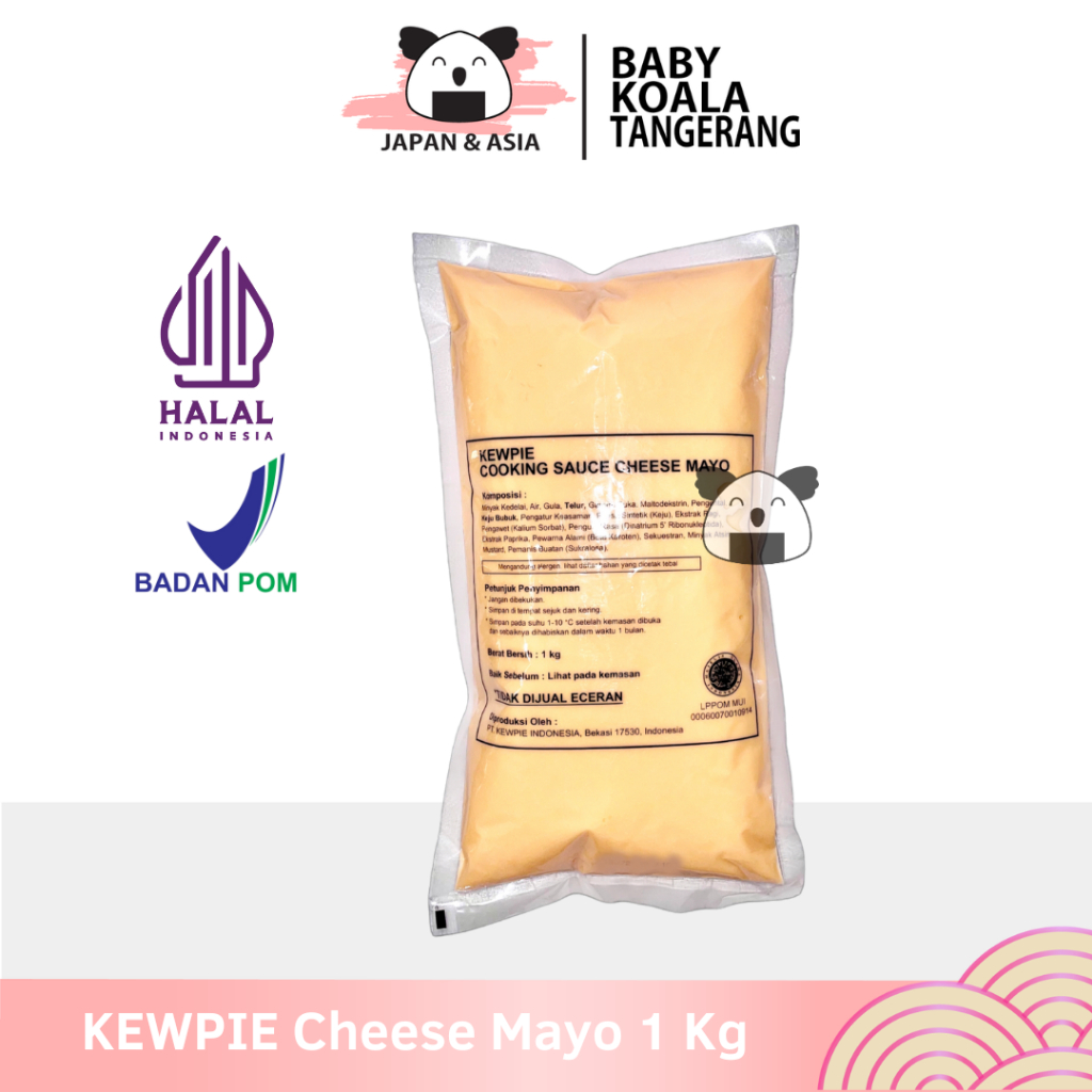 

Kewpie Cooking Sauce Chesee Mayo 1 kg | Mayonnaise -BKT