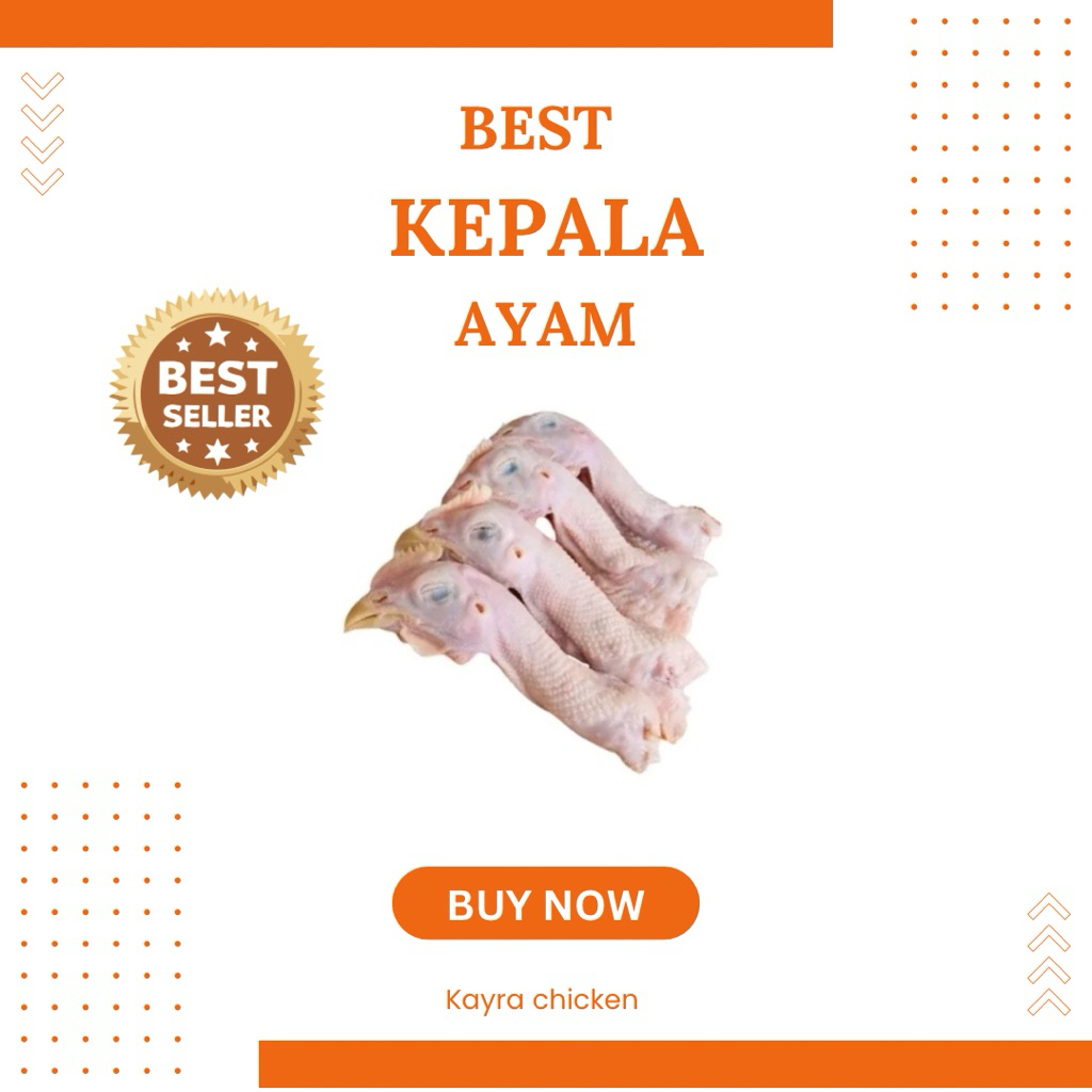 

Kepala leher ayam segar