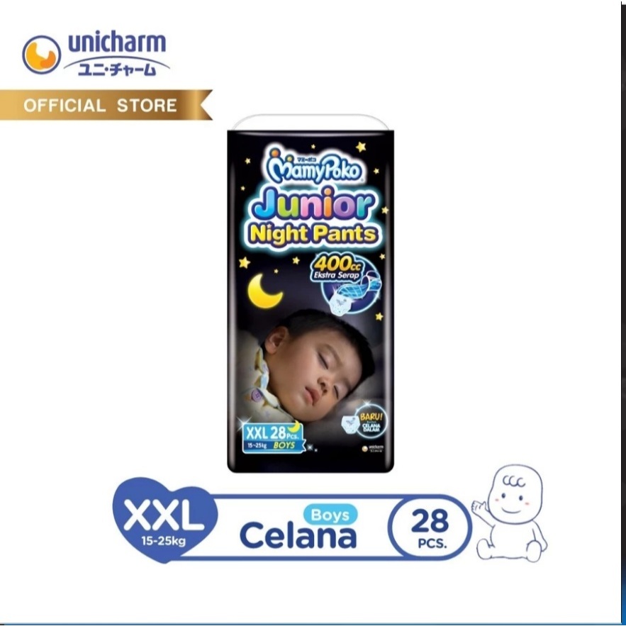 Mamypoko Junior Night Pants XXL 28 Boy