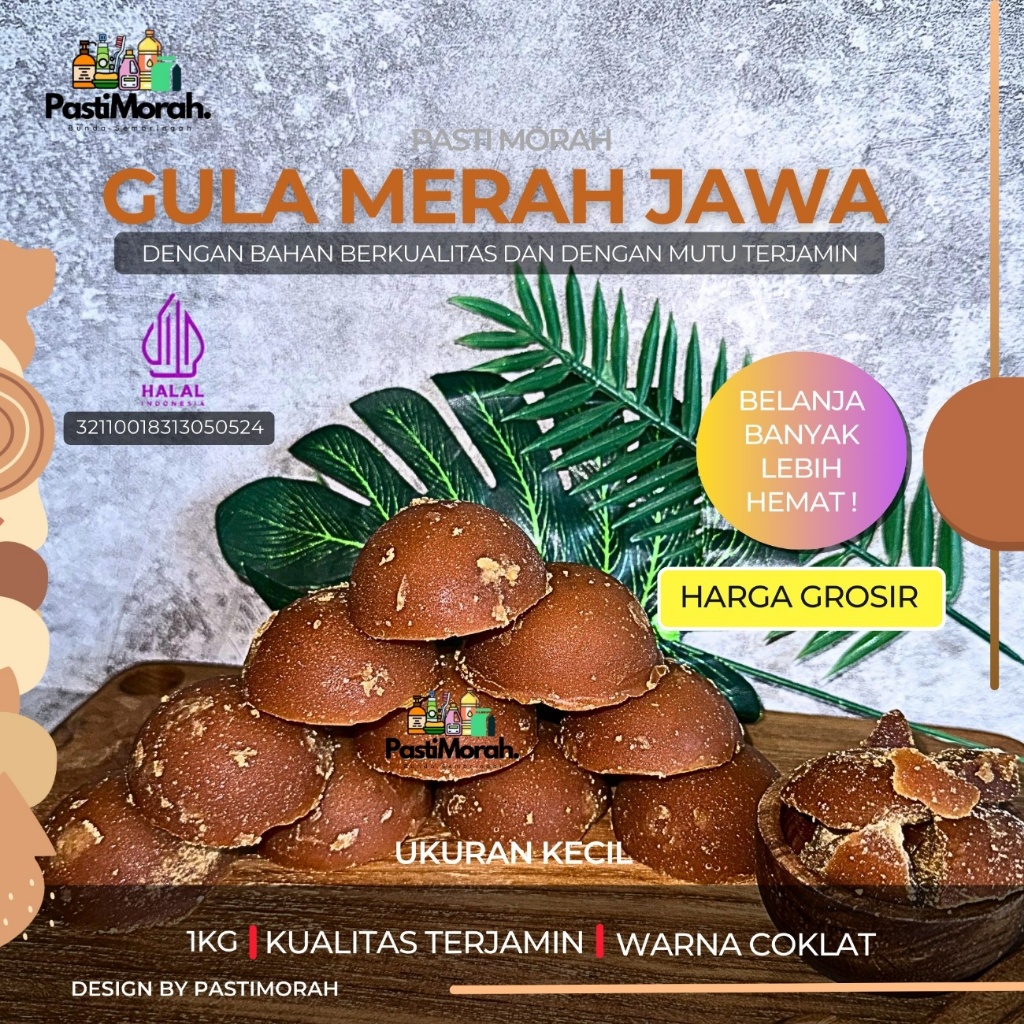 

Gula Merah Batok 1kg HALAL Gula Jawa Dakon Gula Jawa 1 Kg Bukan Gula Aren/Kawung/Linggau/Cuko