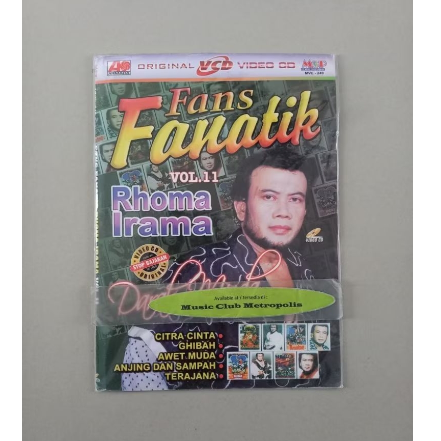VCD RHOMA IRAMA - FANS FANATIK VOL.11