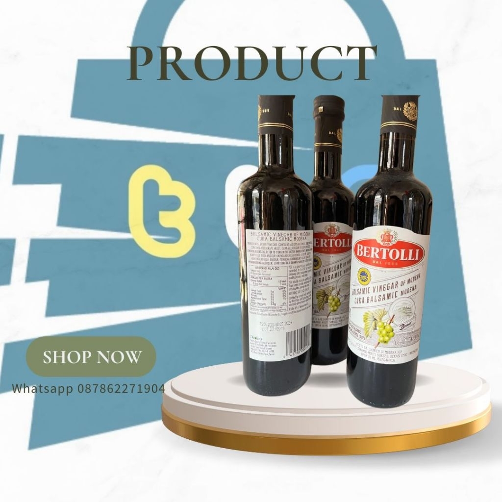 

Bertolli Balsamic Vinegar 500ml