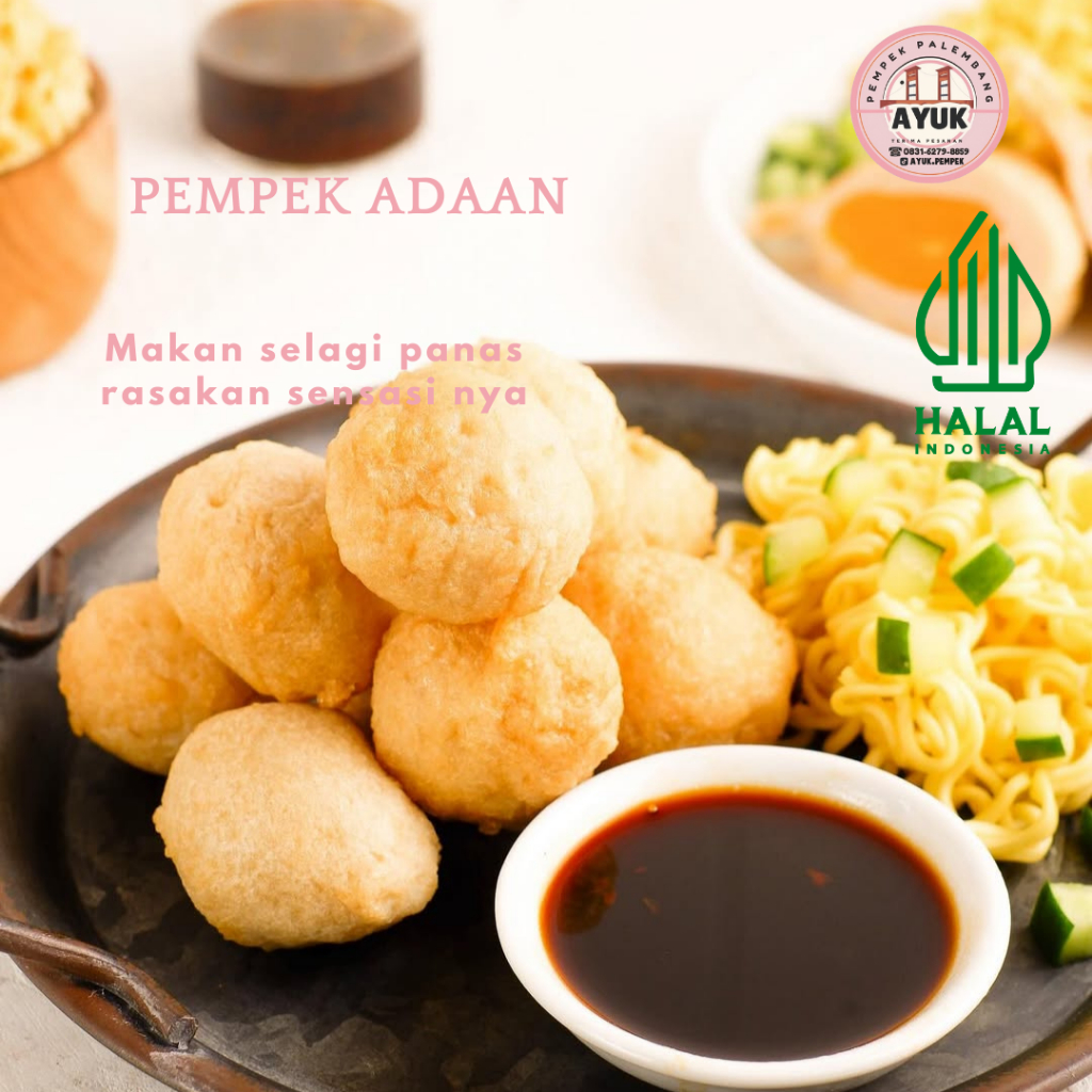 

PEMPEK ADAAN IKAN TENGGIRI ISI 12 PCS + CUKO 150 GRAM
