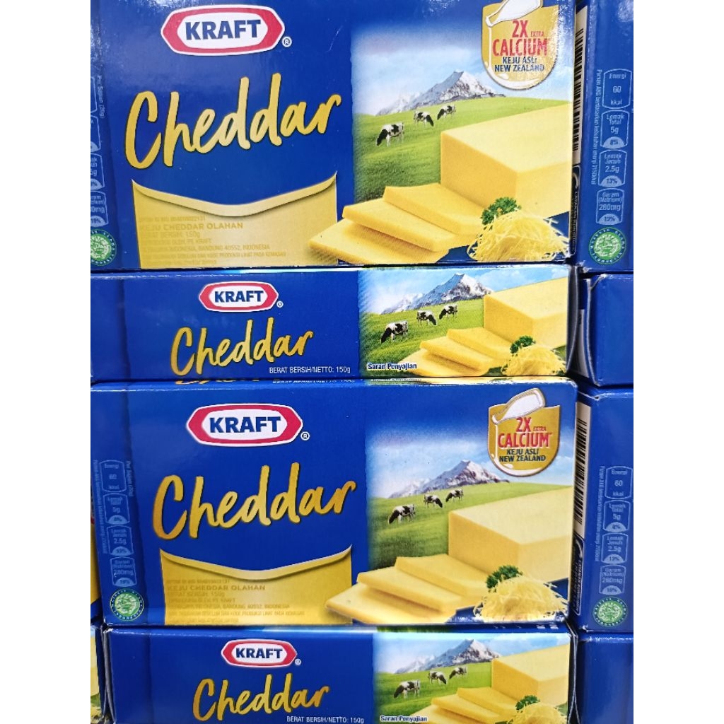 

Kraft Keju Cheddar 150 gr