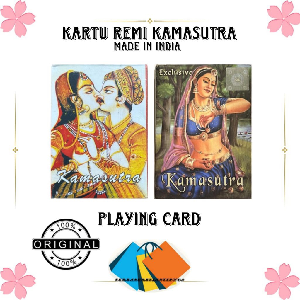 READY STOCK KARTU REMI KAMASUTRA PLAYING CARD INDIA