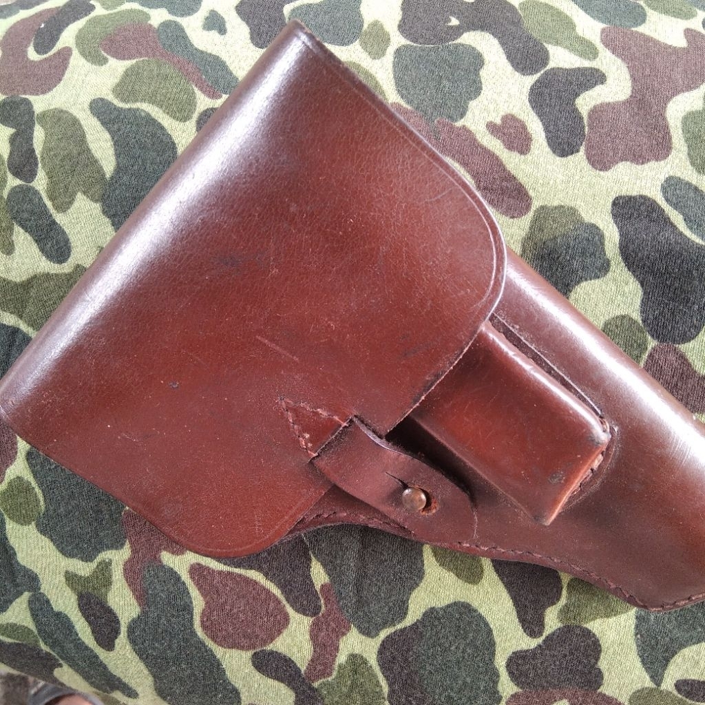 Holster Tentara Jadul Sarung Pistol Jadul Pejuang Kemerdekaan TKR Intel Holster Walther PPK era ABRI