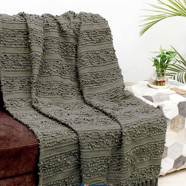 125X150 Cm Selimut Throw Grein - Hijau Informa