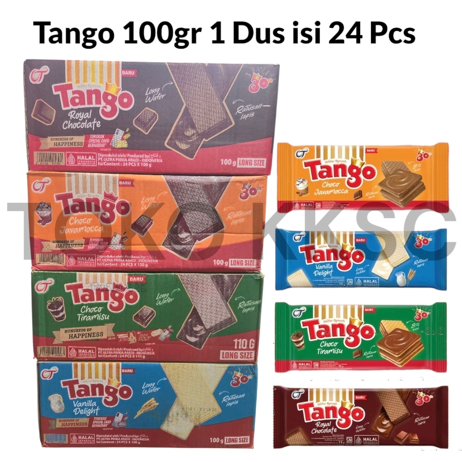

1 DUS WAFER TANGO 100gr isi 24Pcs / Grosir tango