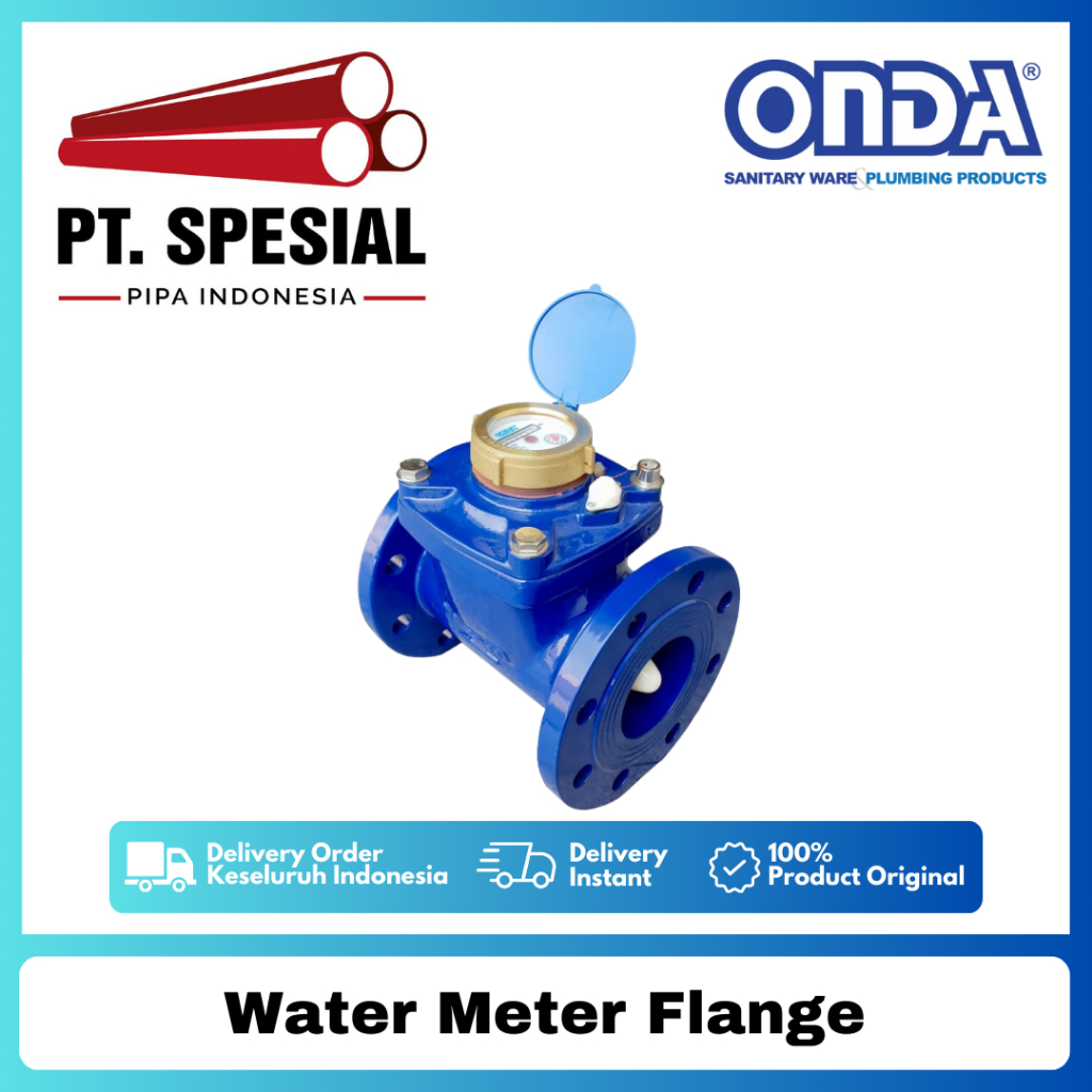Meteran Air Onda Flange 2"/ Water Meter Flange Onda - 05