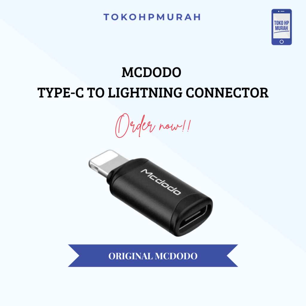 MCDODO TYPE-C TO LIGHTNING CONNECTOR
