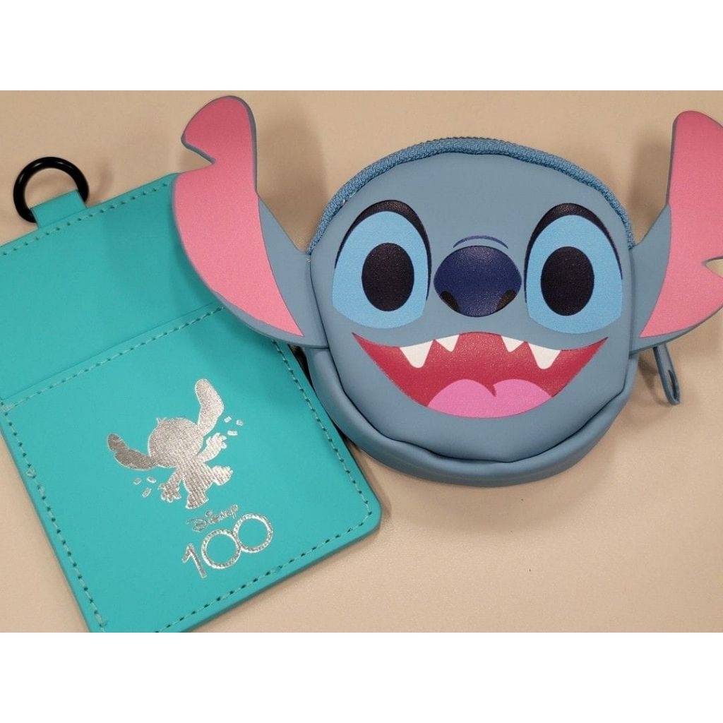Gantungan Kunci Ganci Dompet Koin Kartu Karakter Stitch Ber2 Original Disney