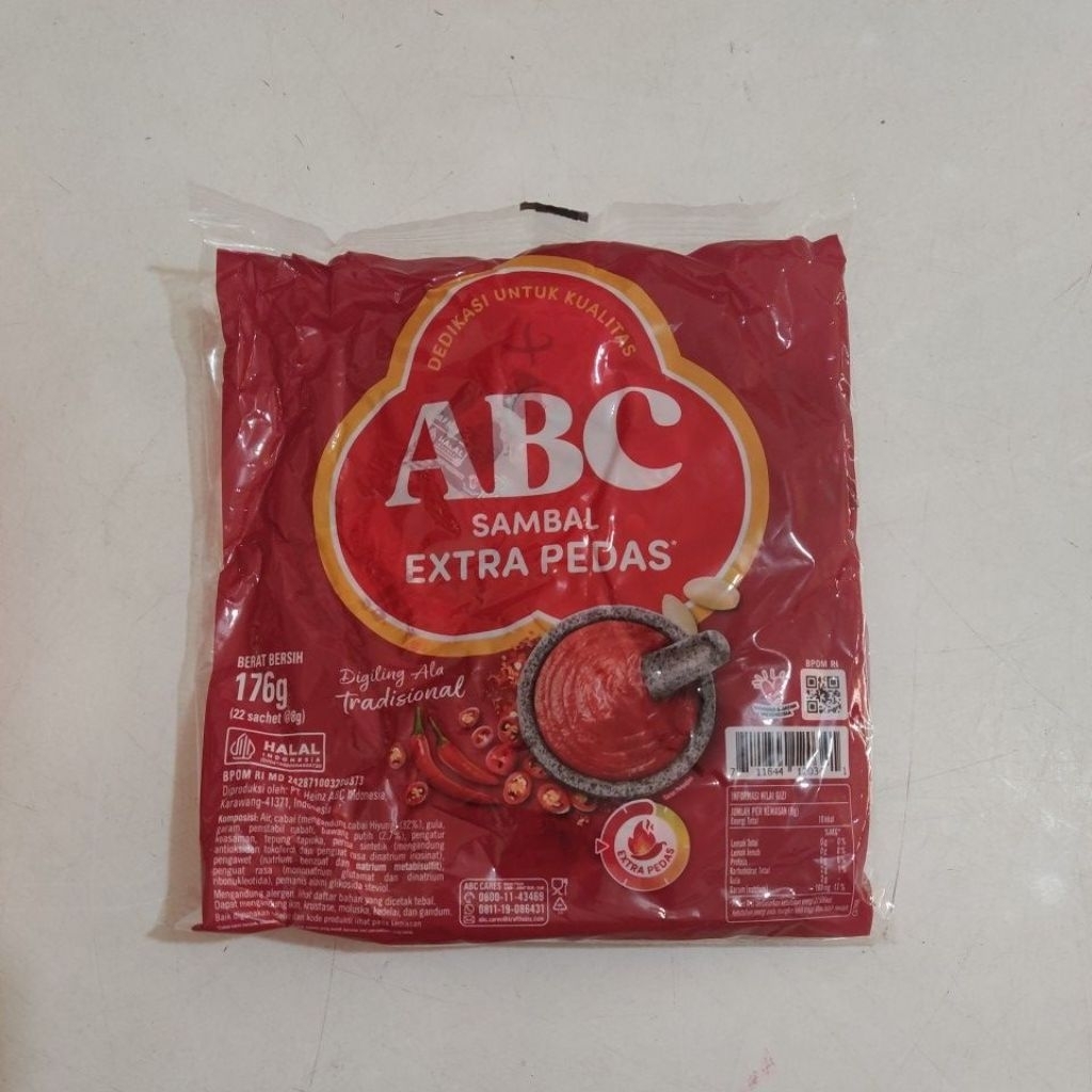 

Abc Saus Extrapedas sachet isi 22