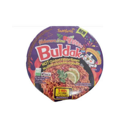 

Samyang Habanero Lime Buldak Hot Chicken Ramen Cup Bowl Mie Instan
