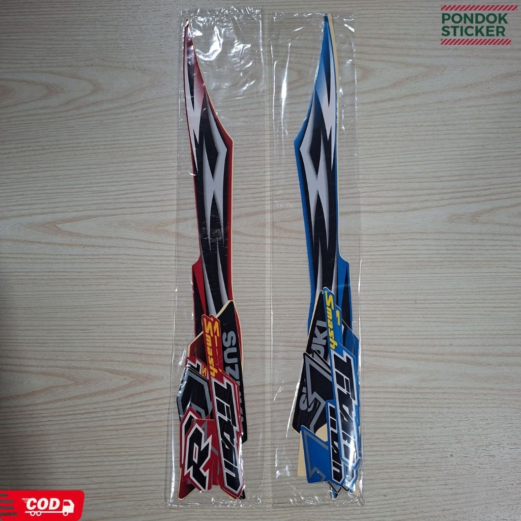Striping Sticker Suzuki Smash Titan R 2010