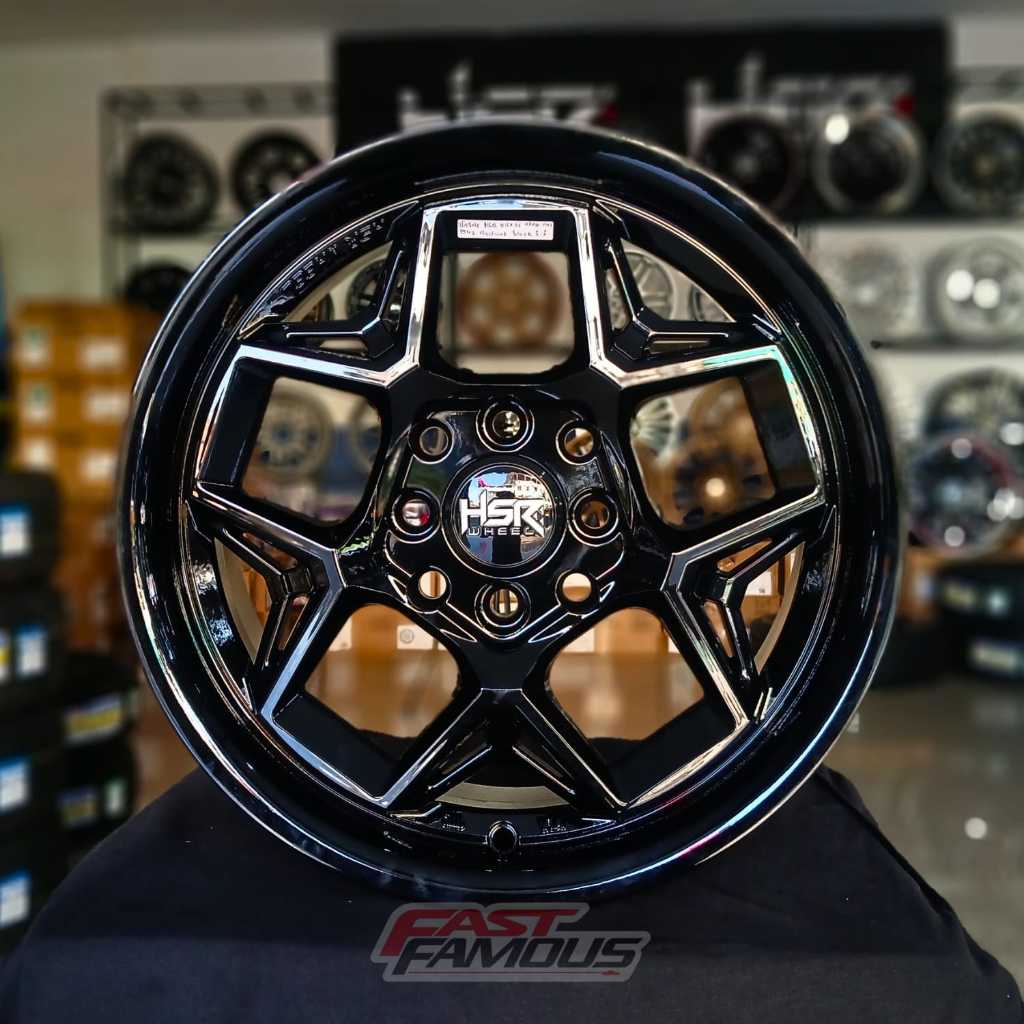 Velg mobil HSR Wasile R15 Rata body buat Jazz Avanza Livina Brio Igniz Yaris Sigra Mobilio Dll,