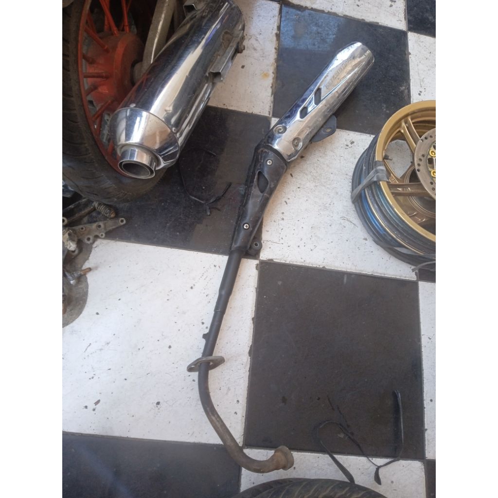 Knalpot standar Jupiter MX lama original