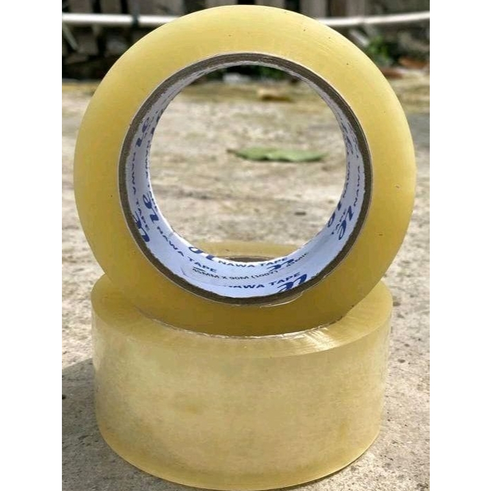 

Lakban Bening Nawa Tape Lebar 45" panjang 90 yard