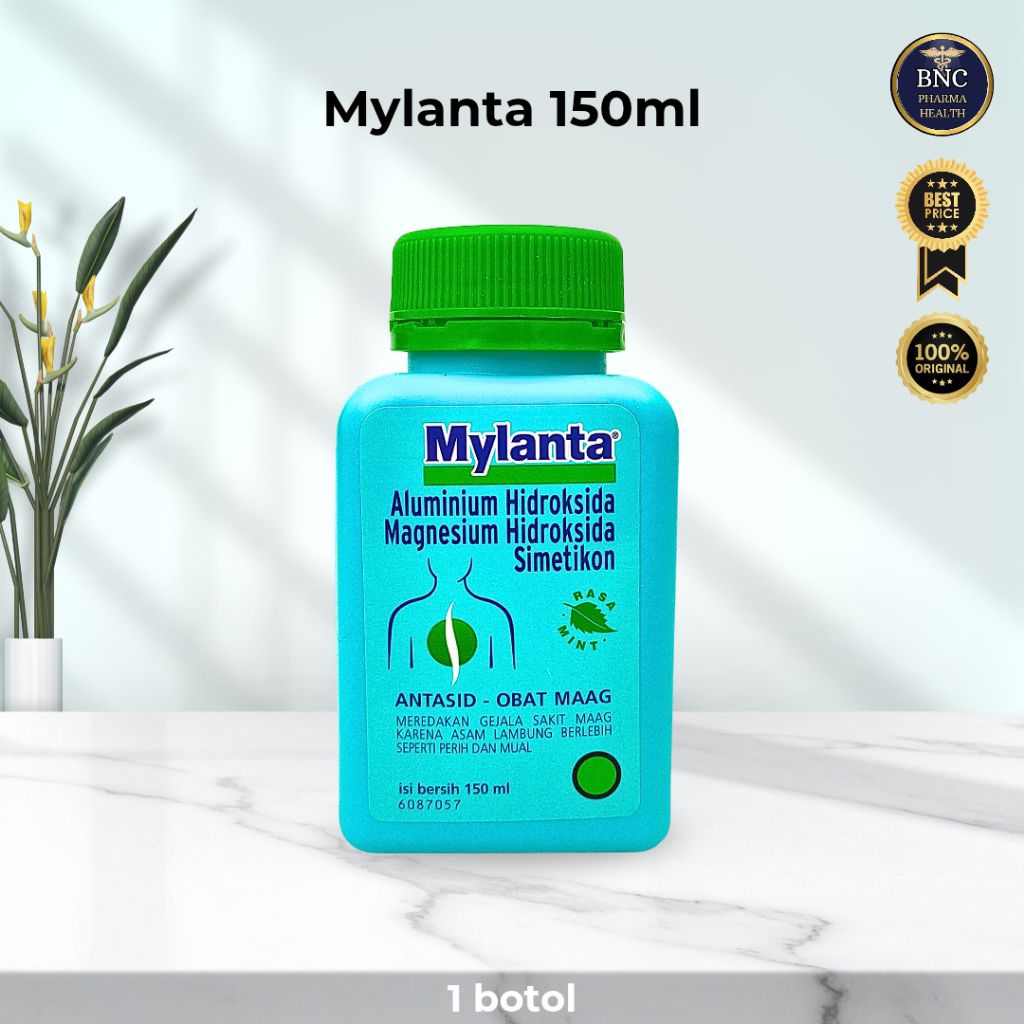 

Mylanta Sirup 150 ml – Obat Maag & Asam Lambung, Redakan Nyeri Perut, Kembung & Mual