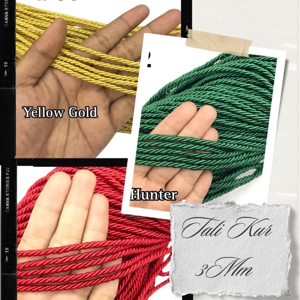

1 Ikat (100 Yard) - 3 mm | Tali Emas | Tali Kur Tampar / Tambang