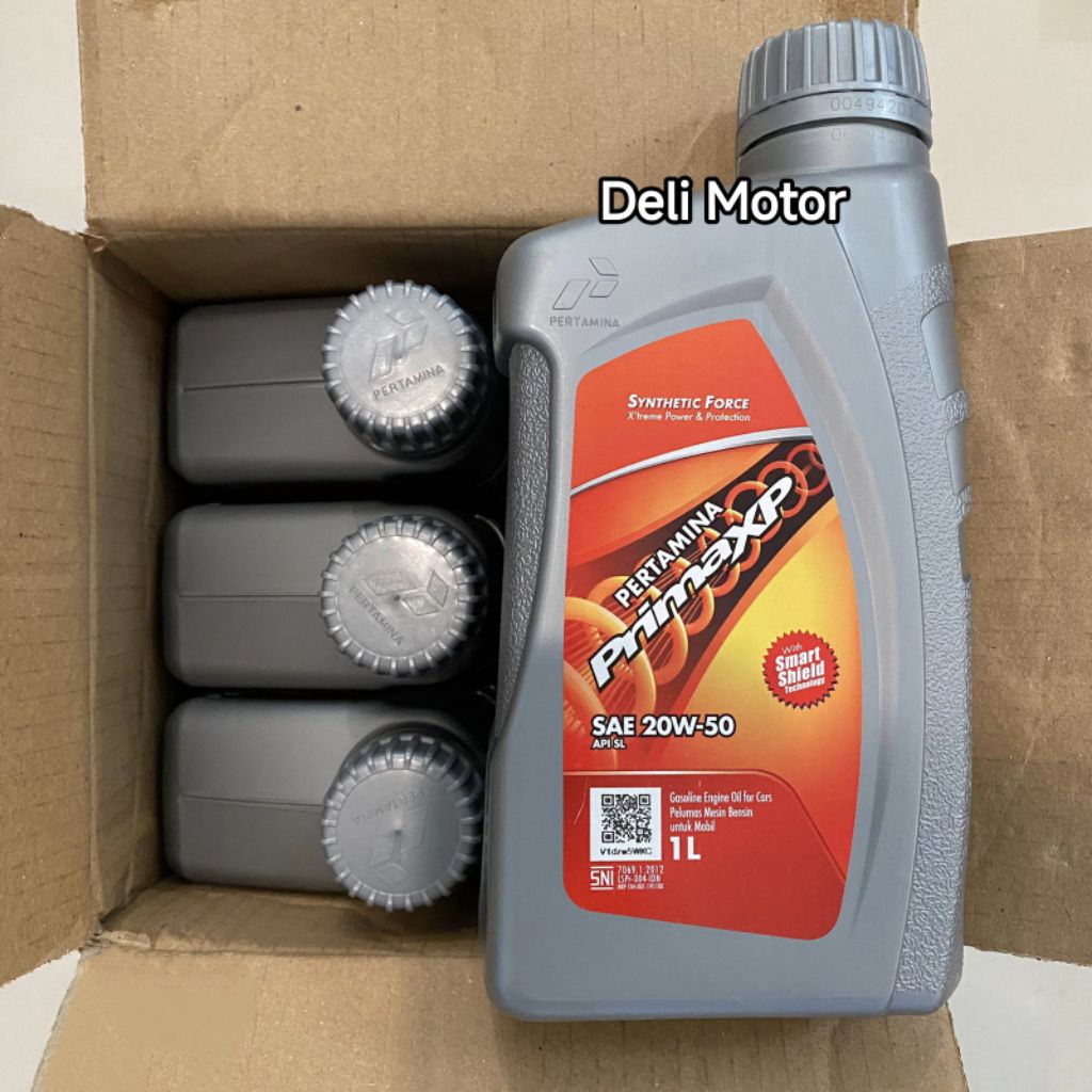 1 DUS = 6 Botol Oli Prima XP 1Liter 20W-50