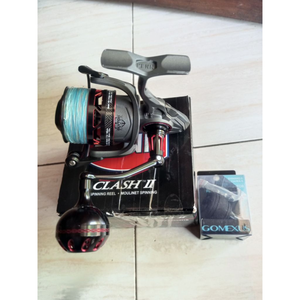 Penn clash II ukuran 4000 plus knob gomexus