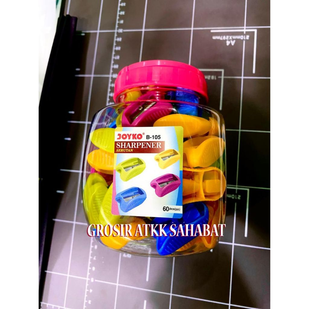 

GROSIR HARGA 1 TOPLES/BOX (ISI 60 PCS) Rautan Joyko B-105 Sharpener Roti - Serutan