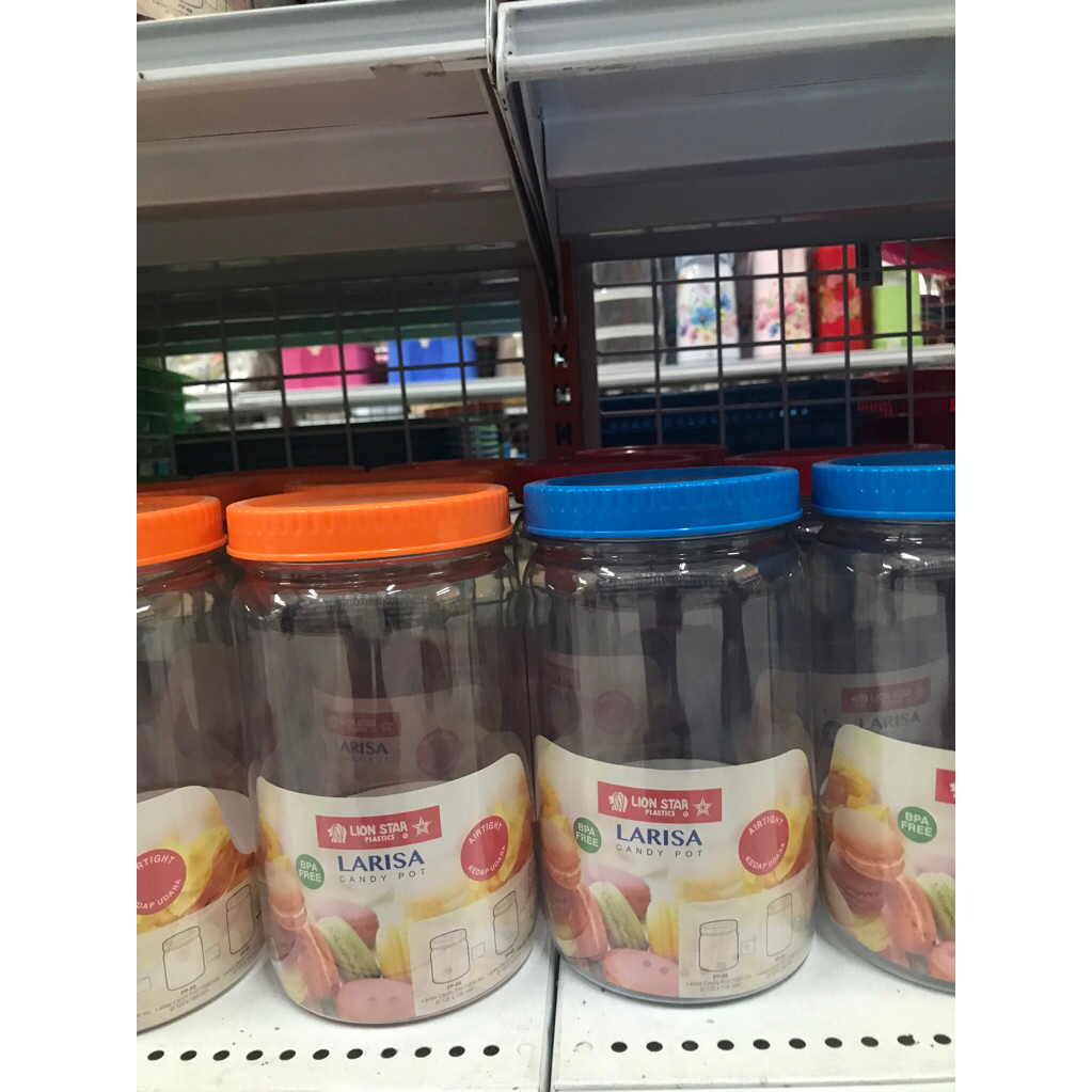 Lion Star Larisa Toples Plastik Besar 1800Ml Per Pcs
