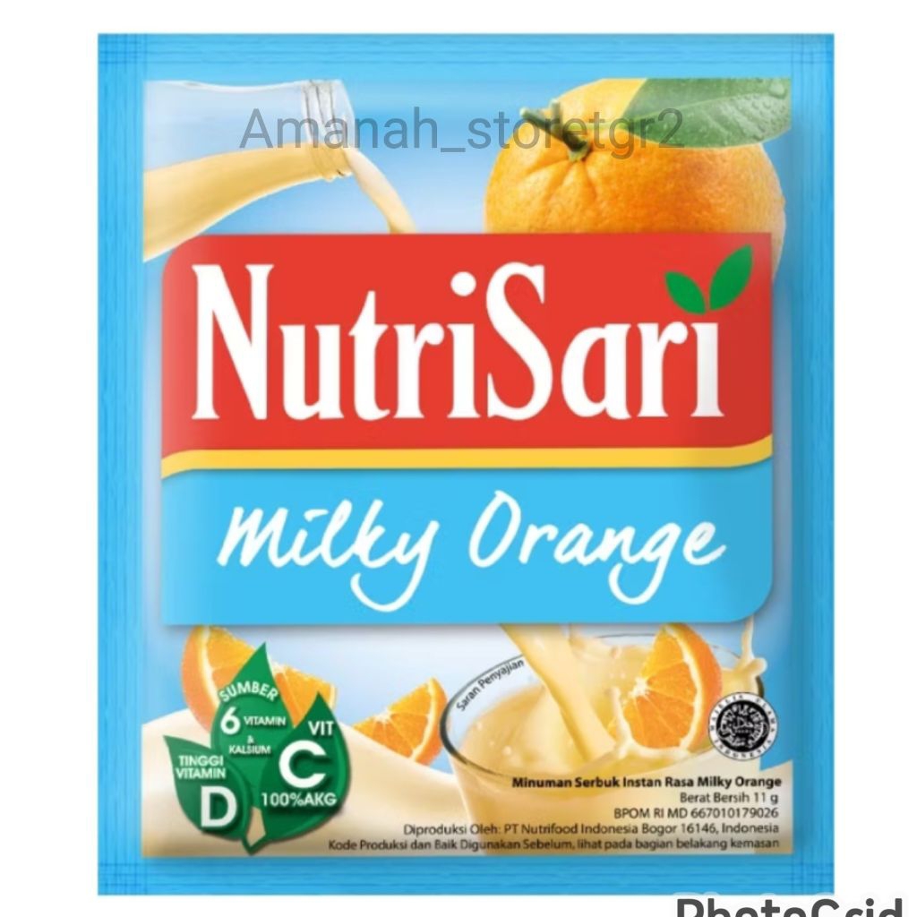 

Nutrisari milky orange 1 renceng / 10 sachet murah