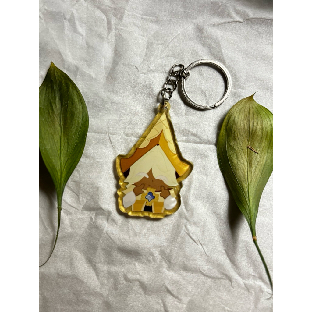 Pure vanilla cookie keychain (5x5 cm) cookie run kingdom