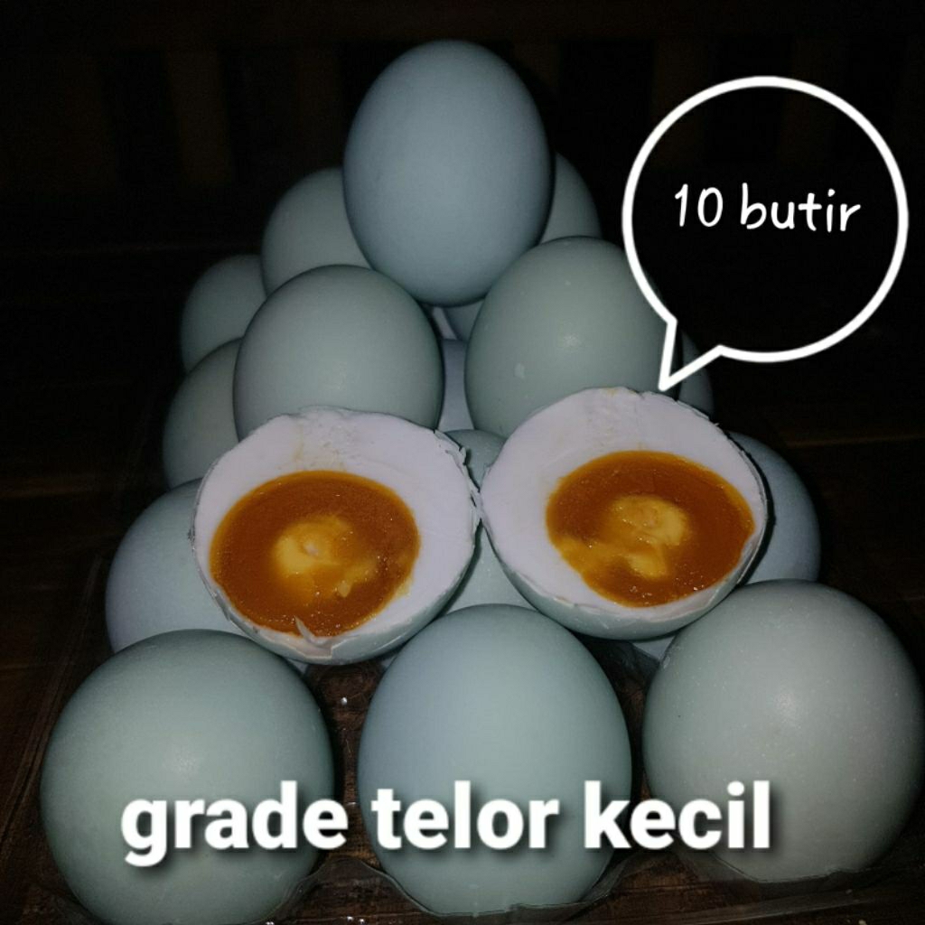 

telor asin bebek matang (paket 10 butir kecil)