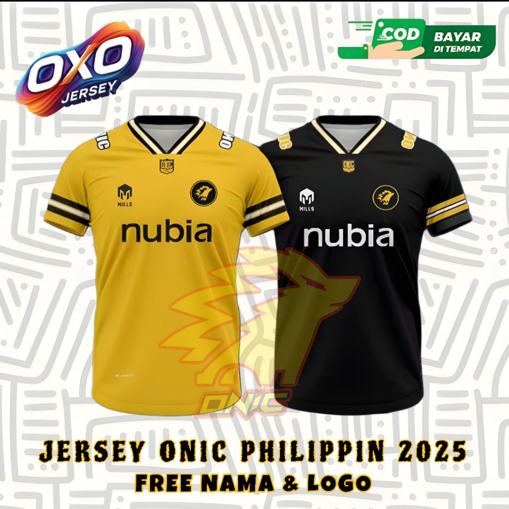 JERSEY ESPORT ONIC FNATIC PH 2025 FREE NICKNAME