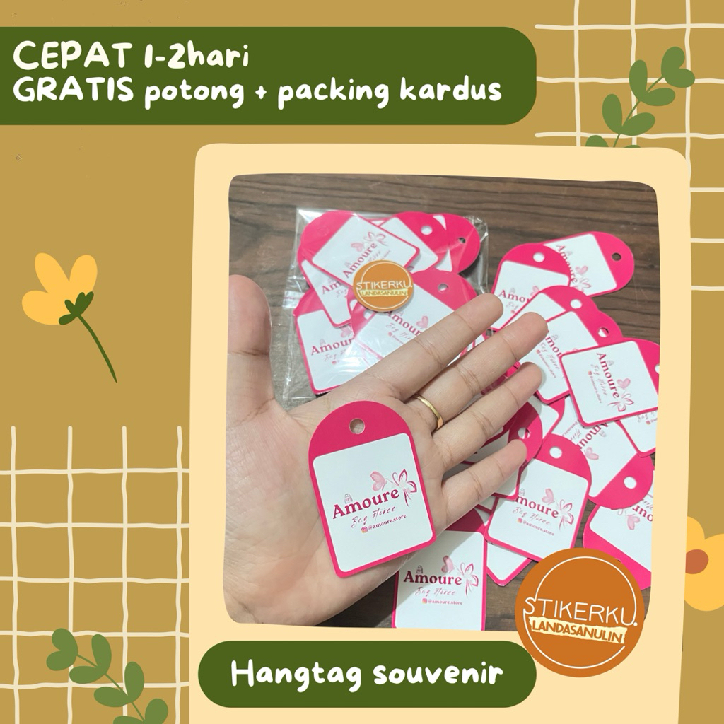 

Cetak hangtag (tag produk) souvenir tali hangtag loopin manual