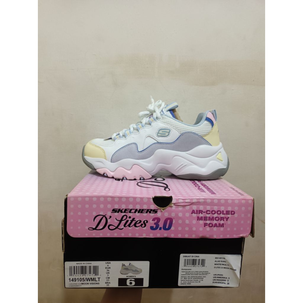 sepatu skechers d'lites 30 New