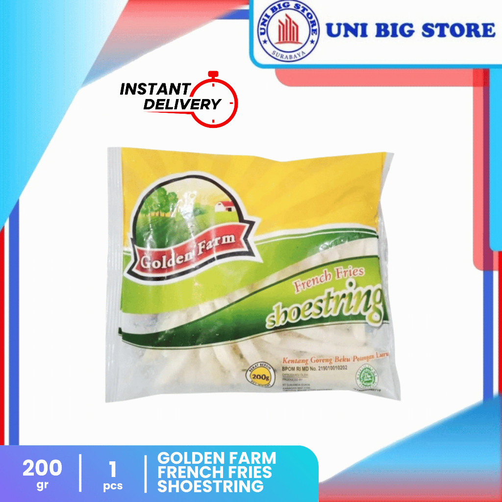 

Golden Farm French Fries Shoestring 200 gr Kentang Goreng Potato