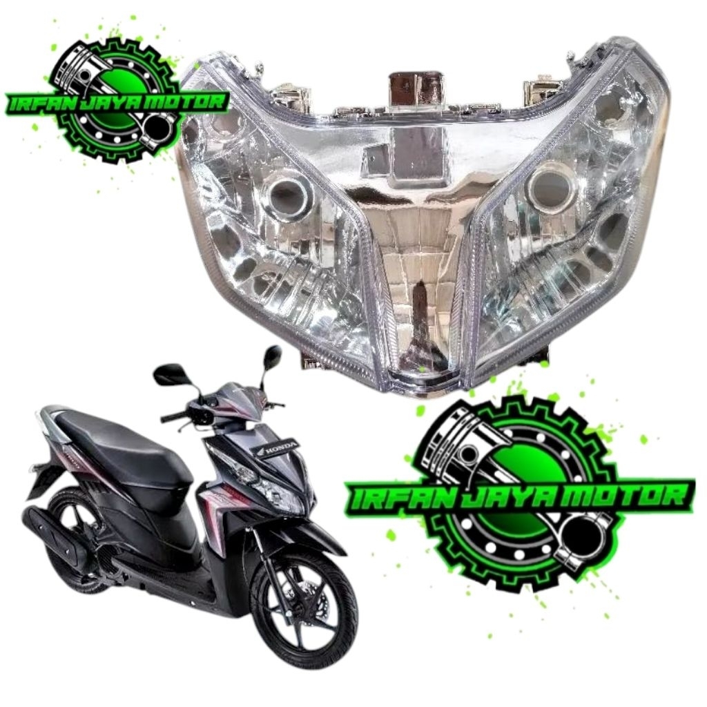 REFLEKTOR DEPAN SET MICA VARIO TECHNO 110 CBS - REFLEKTOR DEPAN VARIO TECHNO 110 KARBU 2010-2011