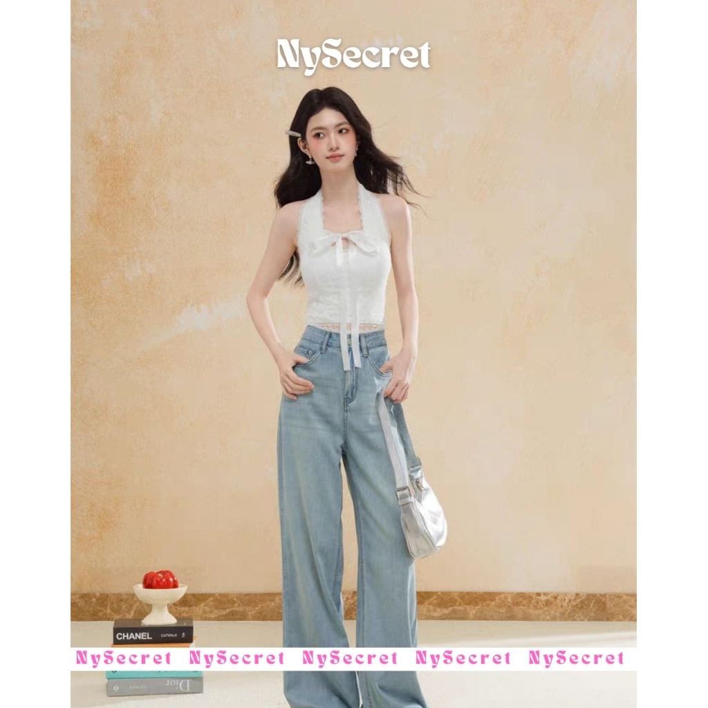 NySecret__ Halter Tank Top Bra Pita, Atasan wanita, Tank Top bra Korean Style, Kamisole bra wanita