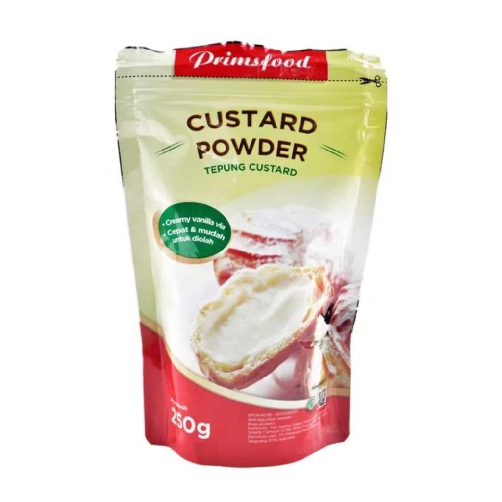 

CUSTARD POWDER PRIMSFOOD 250GR / BUBUK CUSTARD VANILLA PRIMSFOOD 250GR