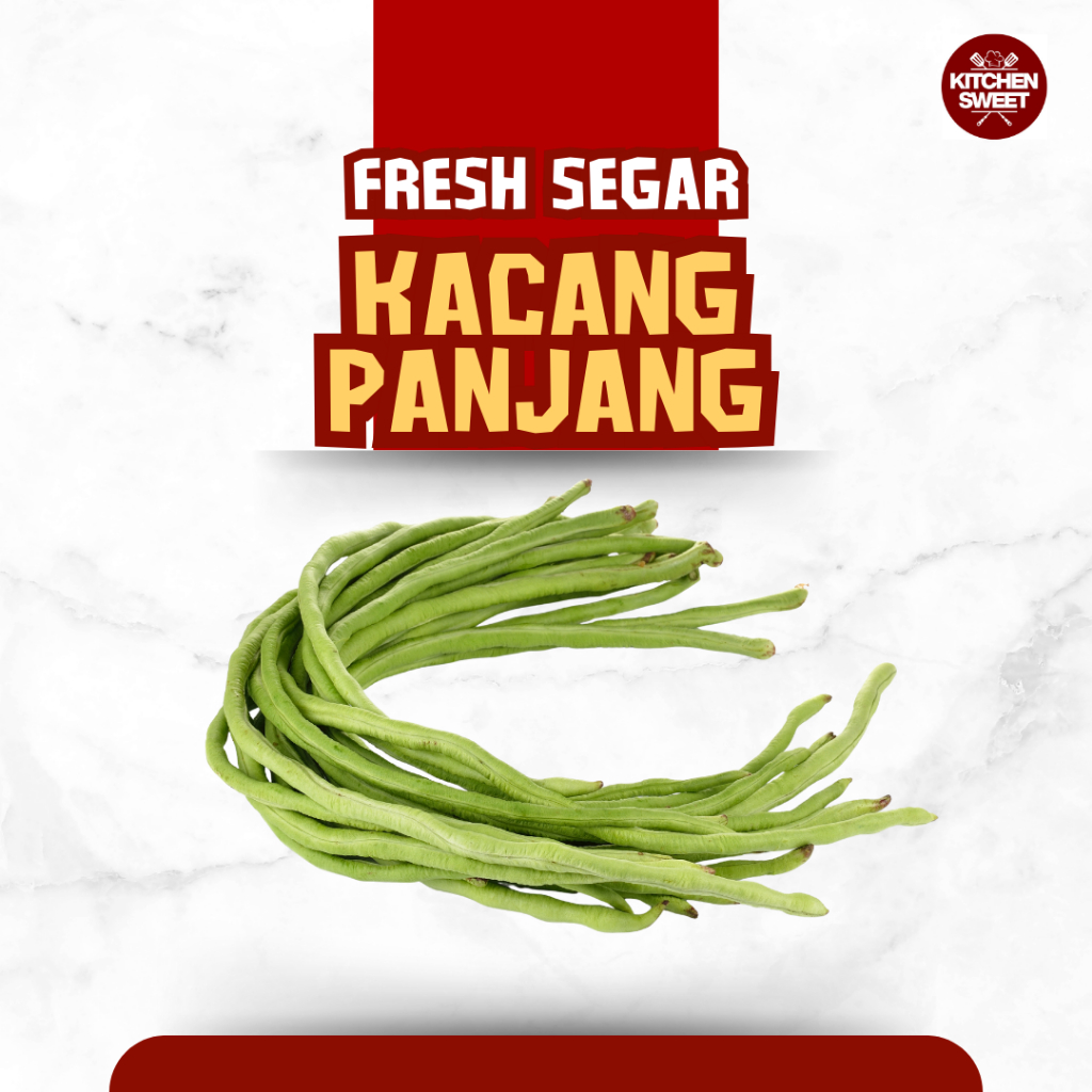 

Kitchen Sweet - Kacang Panjang Organik 250 Gram / Sayur Organik